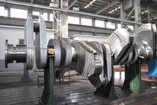 第一根与980柴油机配套的船用曲轴